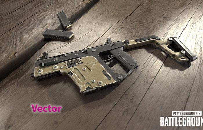#10 Vector – súng mạnh nhất PUBG Mobile thuộc loại súng SMG