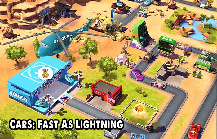 Cars: Fast As Lightning – game đua xe 3d hay vui nhộn