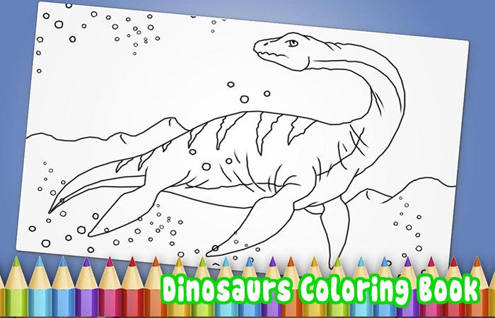 Dinosaurs Coloring Book – game offline hay cho trẻ em