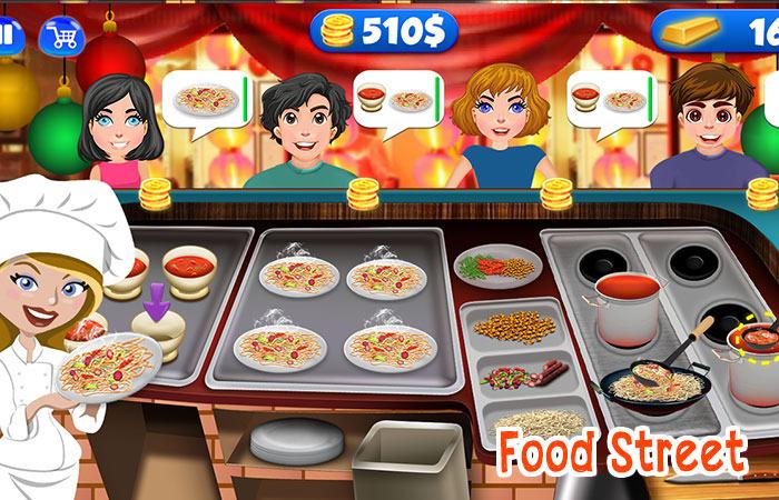Game bán hàng nấu ăn con gái – Cooking Dash