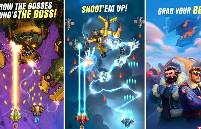 Game bắn máy 3d online cho android, iOS: Planetary Pew Force