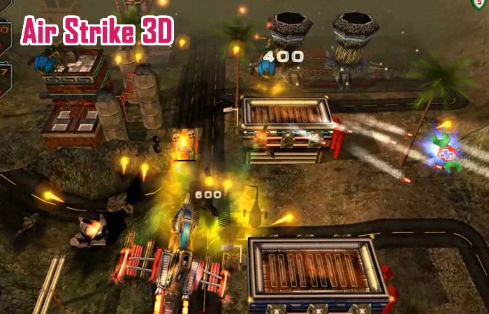 Game bắn máy bay pc Air Strike 3D có 20 cấp độ