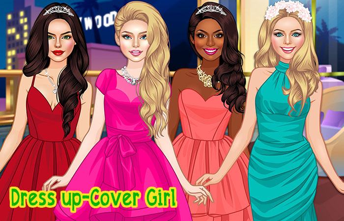 Game Dress up-Cover Girl