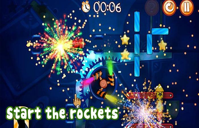 Game hay cho trẻ trên android Start the rockets