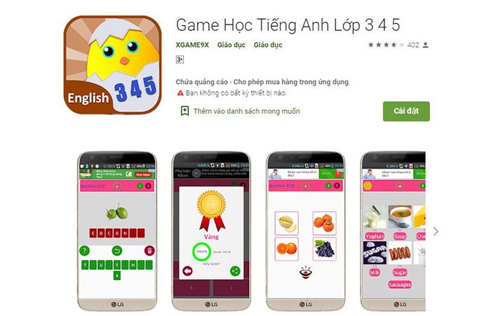 Game học tiếng Anh