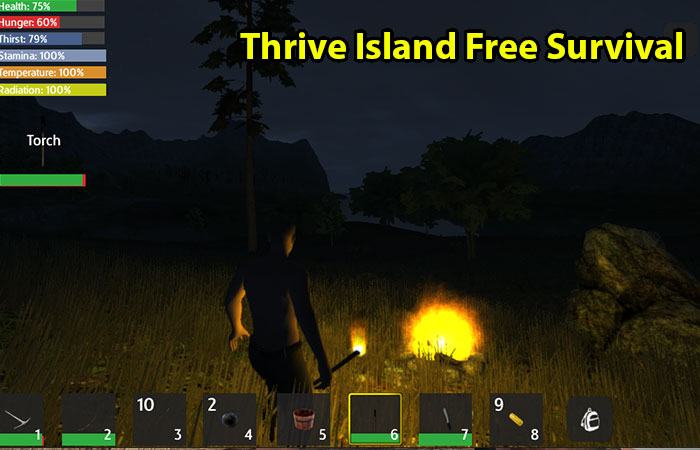Game sinh tồn online hay 2018 – Thrive Island Free Survival