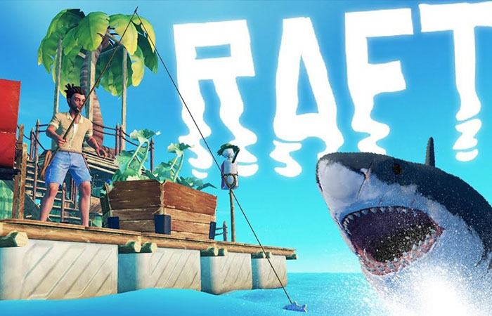 Game sinh tồn trên biển mobile hay: RAFT
