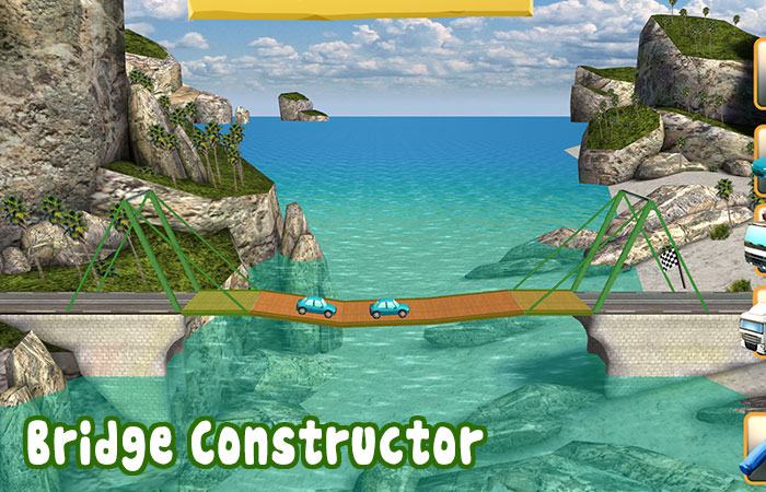 Game xây dựng trí tuệ Bridge Constructor
