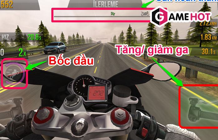 Hướng dẫn chơi game đua xe Traffic Rider đơn giản cho game thủ