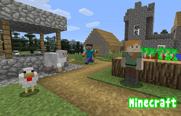 Minecraft – game sinh tồn nhập vai hay cho trẻ em iPad