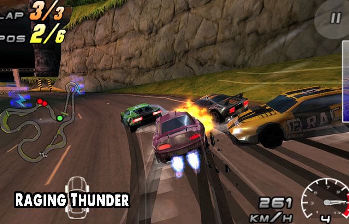 Raging Thunder – game đua xe online ios, android hay