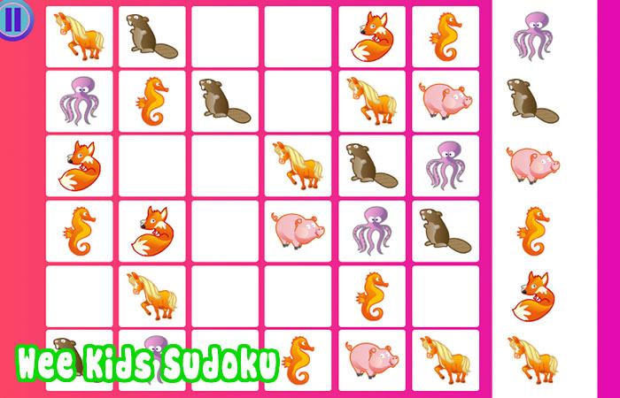 Wee Kids Sudoku – game trẻ em hay iPad giúp bé thông minh hơn